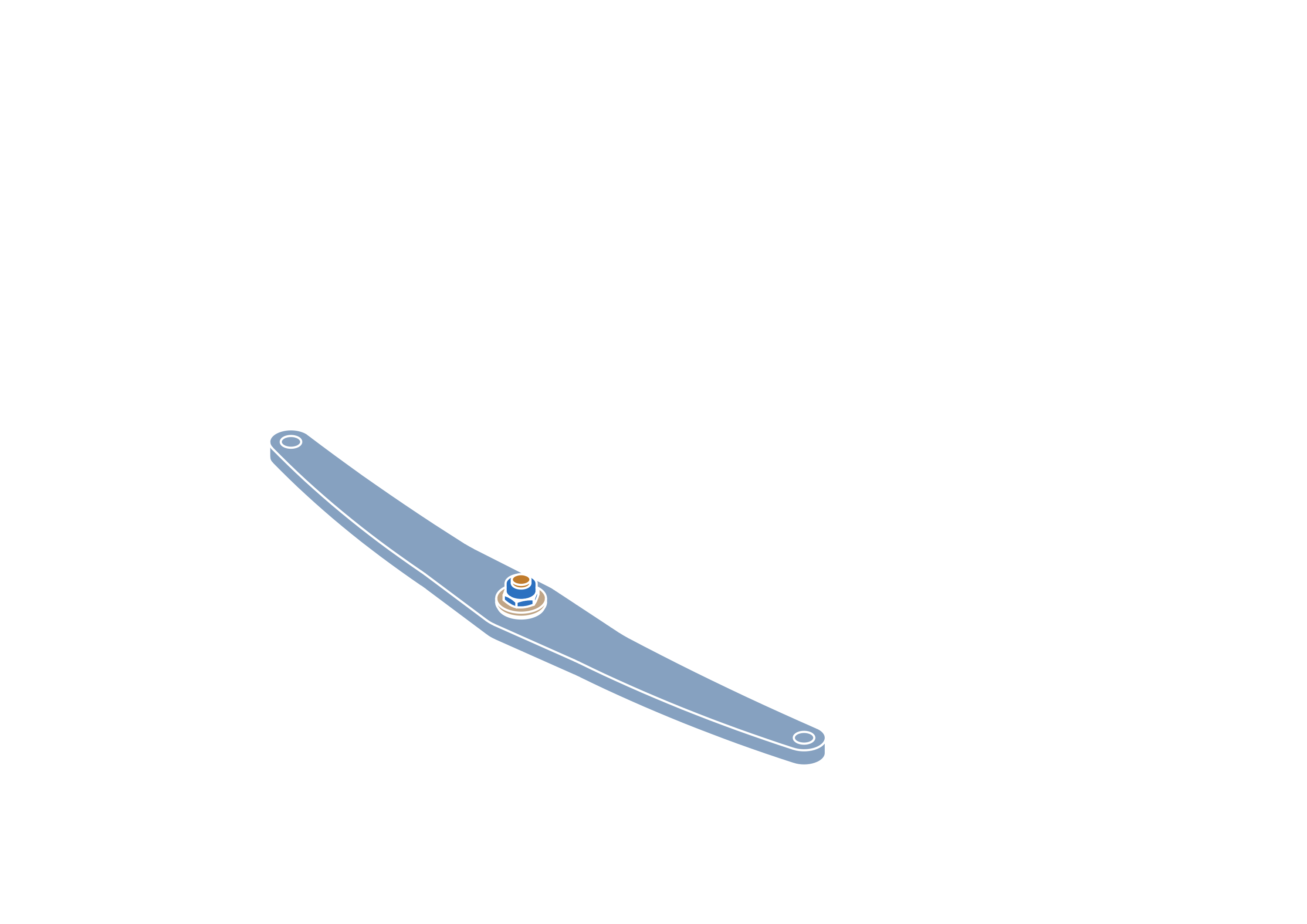 Assembled differential beam