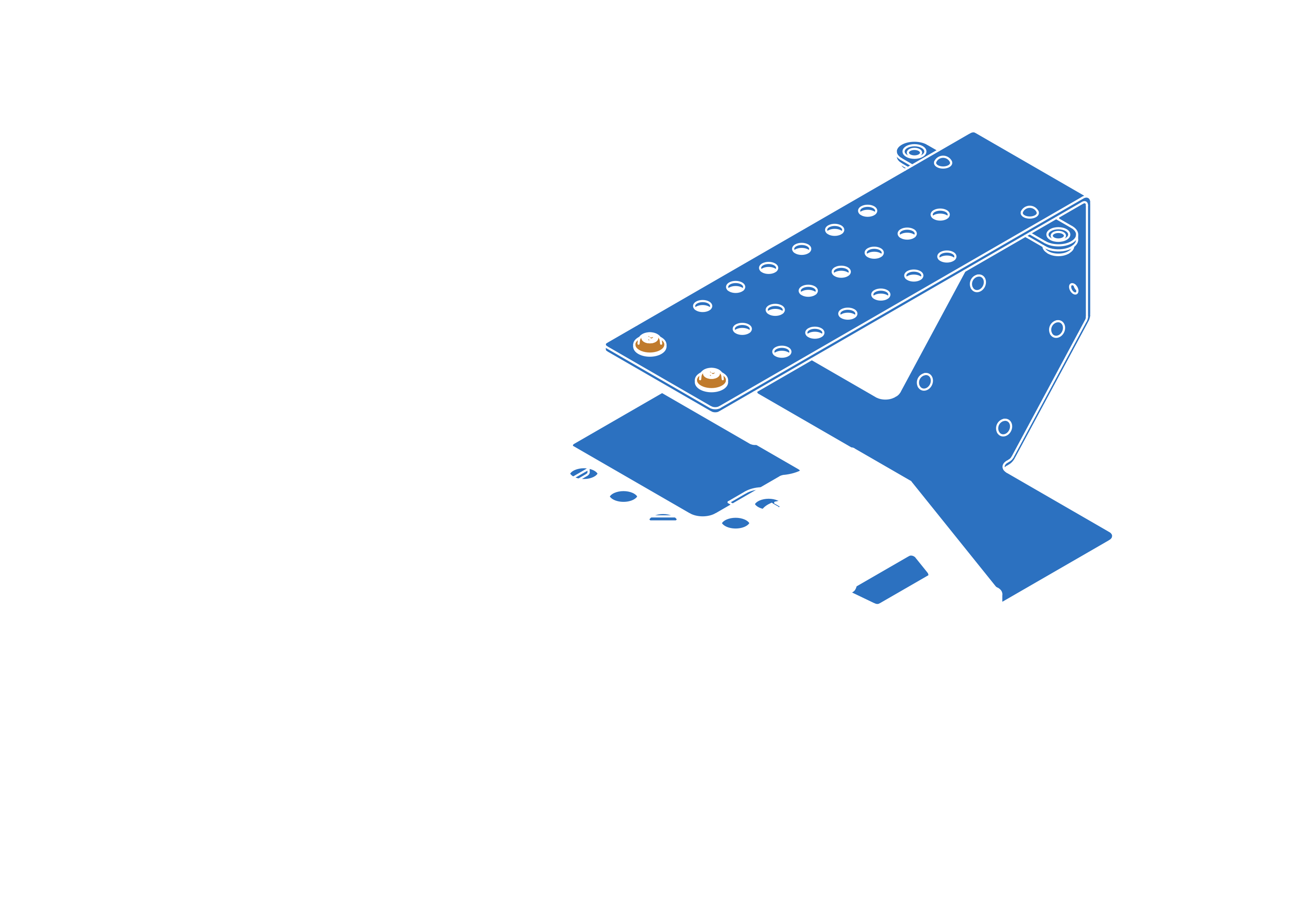 Rear frame assembled