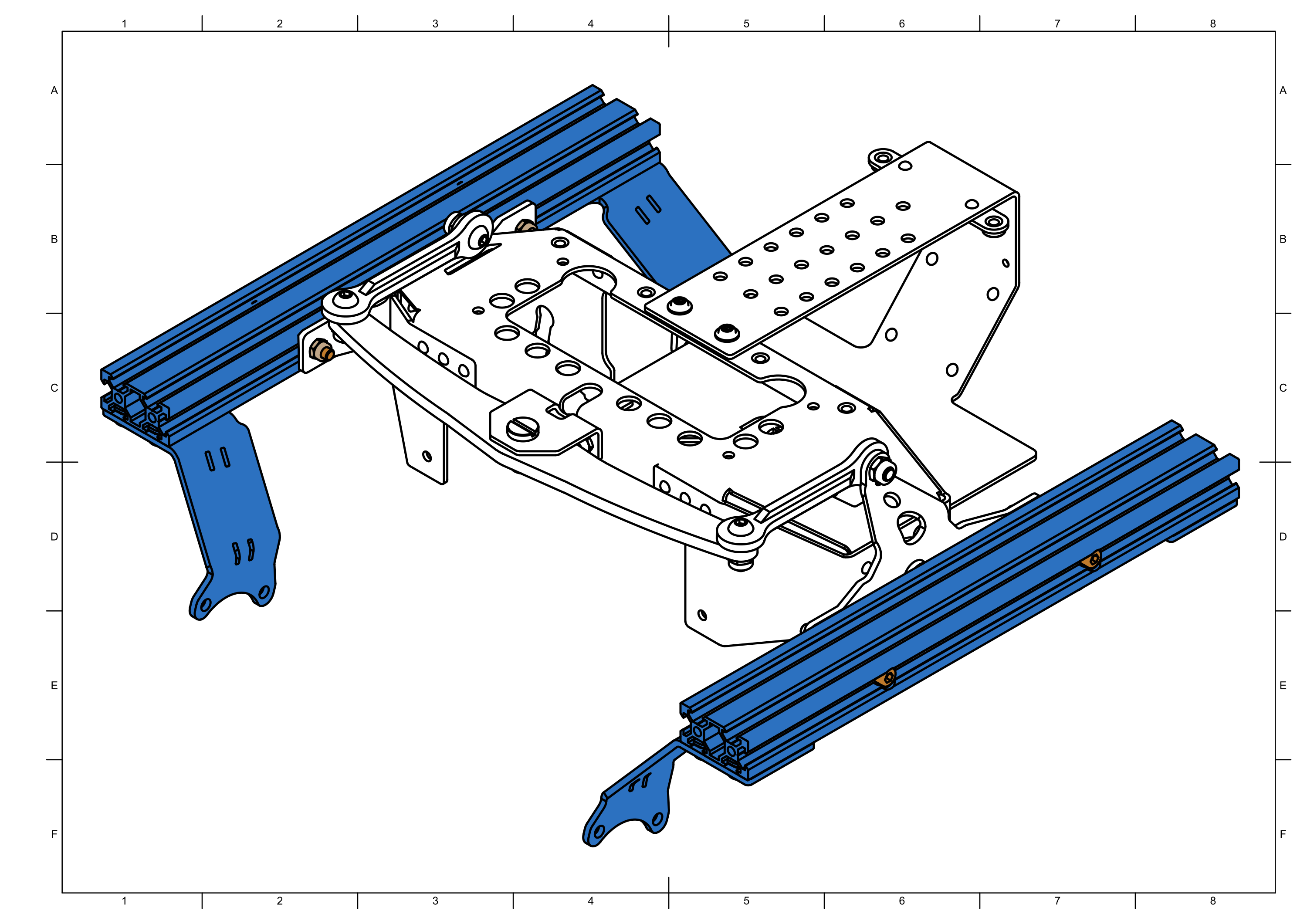 Suspension beam assembled