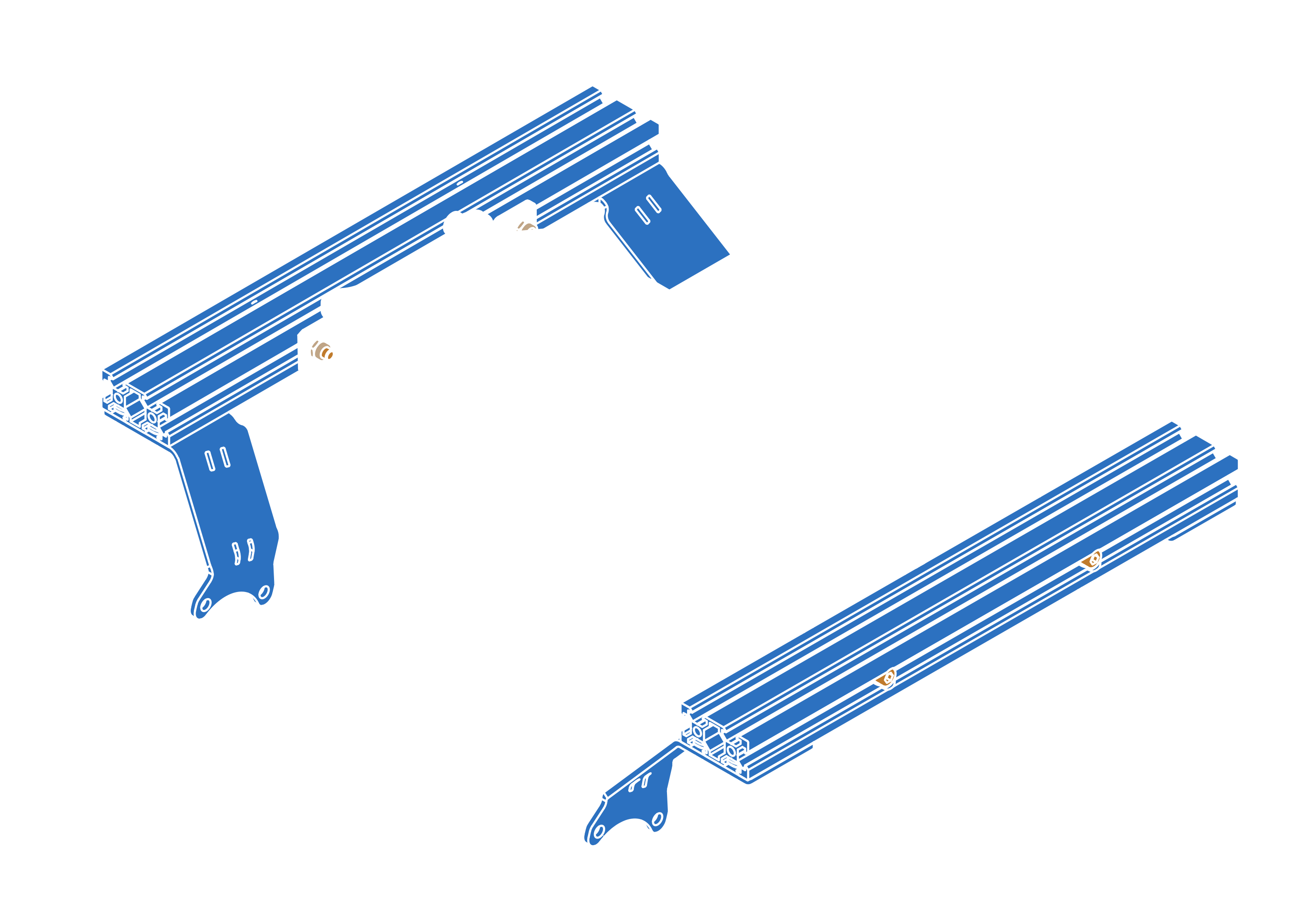 Suspension beam assembled